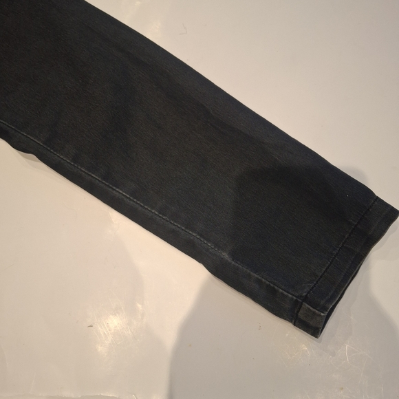 VG Jeans Women's Black Demin Long Sleeve Classic Rock Zip Up Jacket Size 10 - Picture 11 of 14